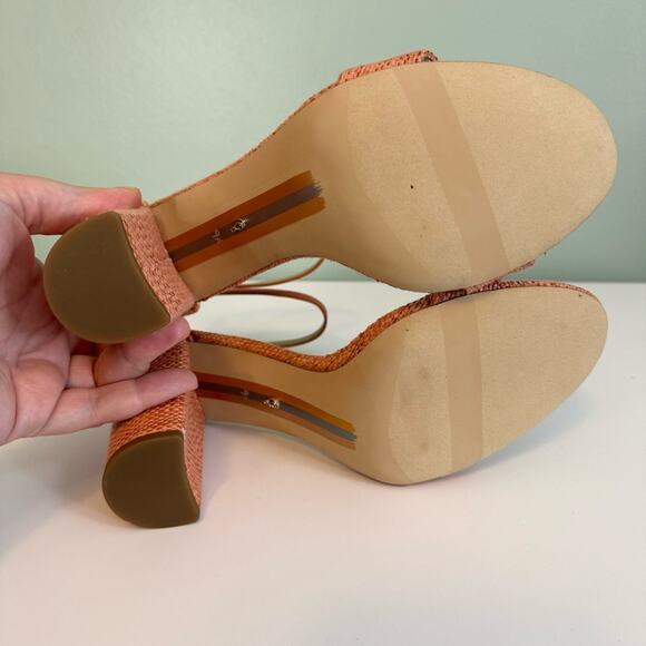 Sam Edelman Women's Yaro Perla Strappy Open Toe Sandal Heel Pink Size 9.5 - Picture 5 of 13